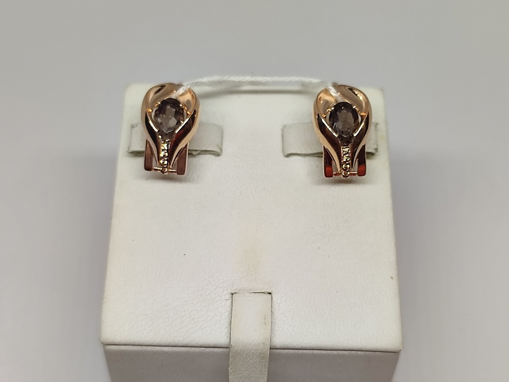 СЕРЬГИ С КАМНЯМИ (Au 585)