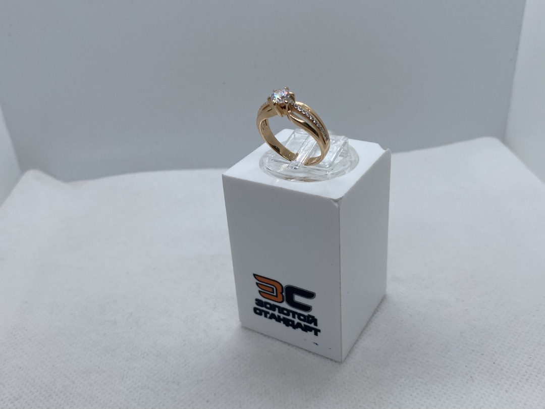 КОЛЬЦО С КАМНЯМИ (Au 585)