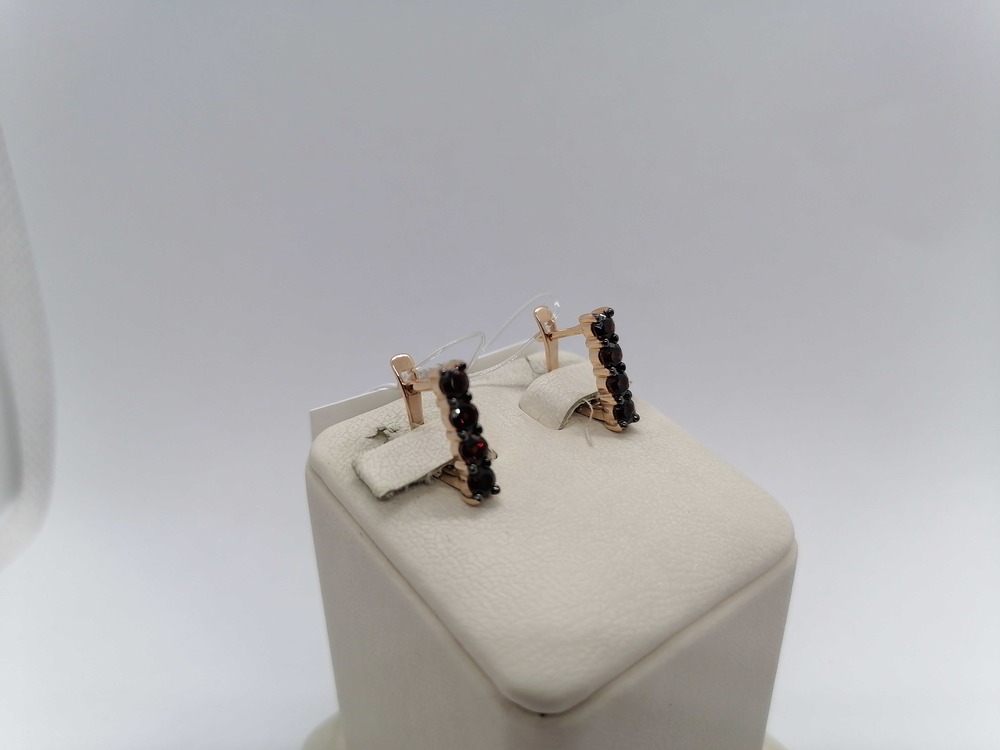 51-320-01632-3 СЕРЬГИ ГРАНАТ (Au 585)