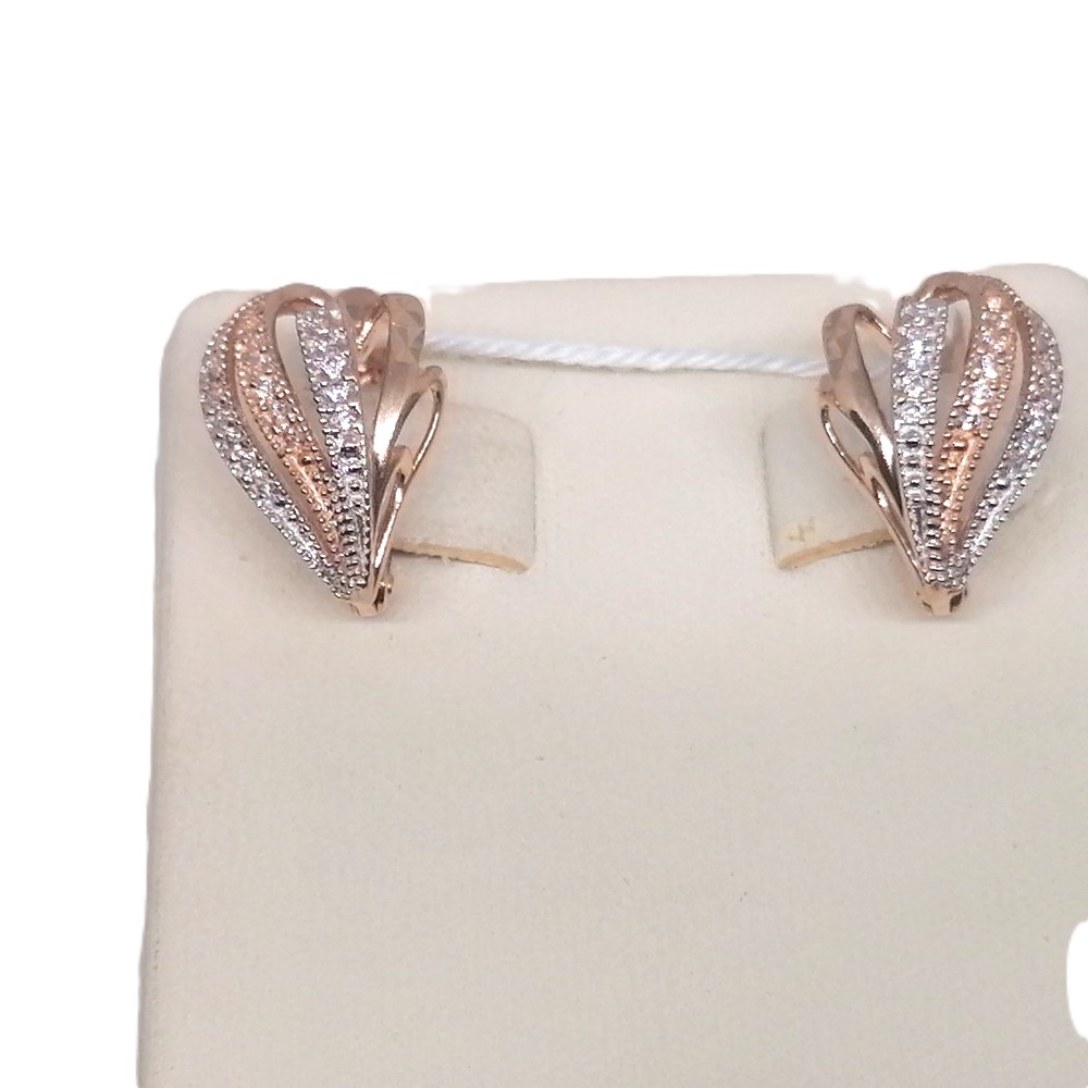 СЕРЬГИ С КАМНЯМИ (Au 585)