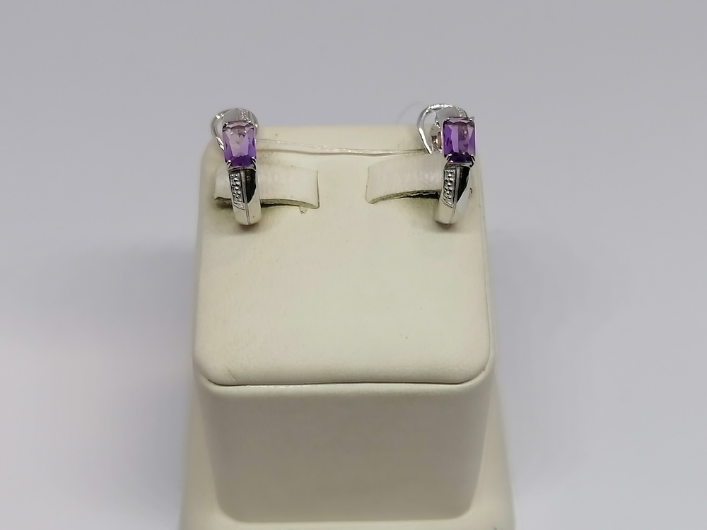 СЕРЬГИ БРИЛЛИАНТ (Ag 925)