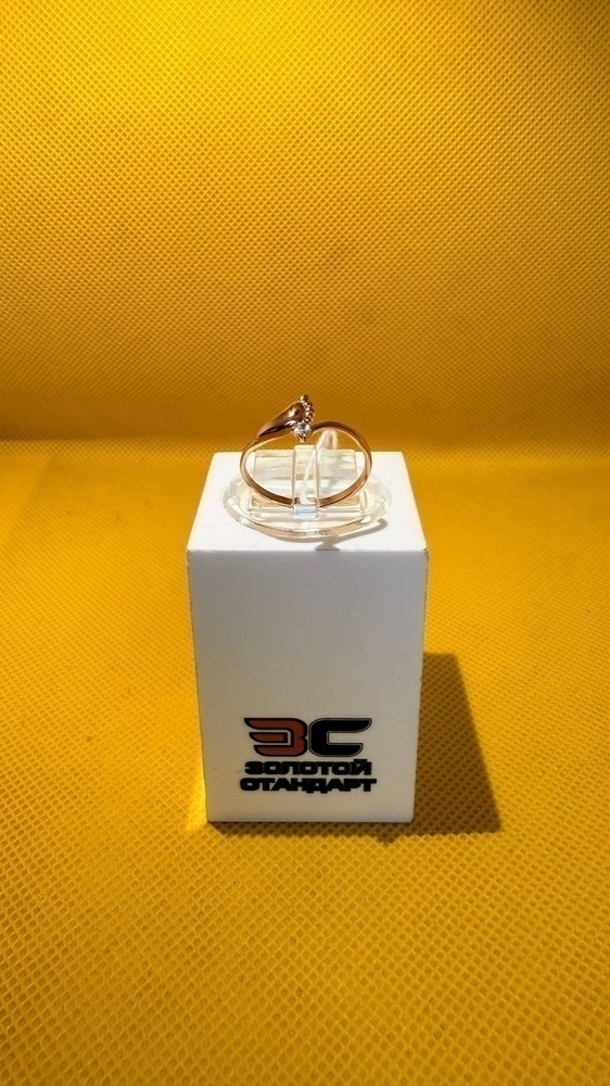 КОЛКМ585 КОЛЬЦО С КАМНЕМ (Au 585)