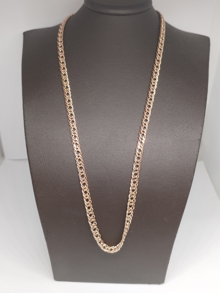 ЦПР2585 ЦЕПЬ ПУСТОТЕЛАЯ Ромб двойной (Au 585)