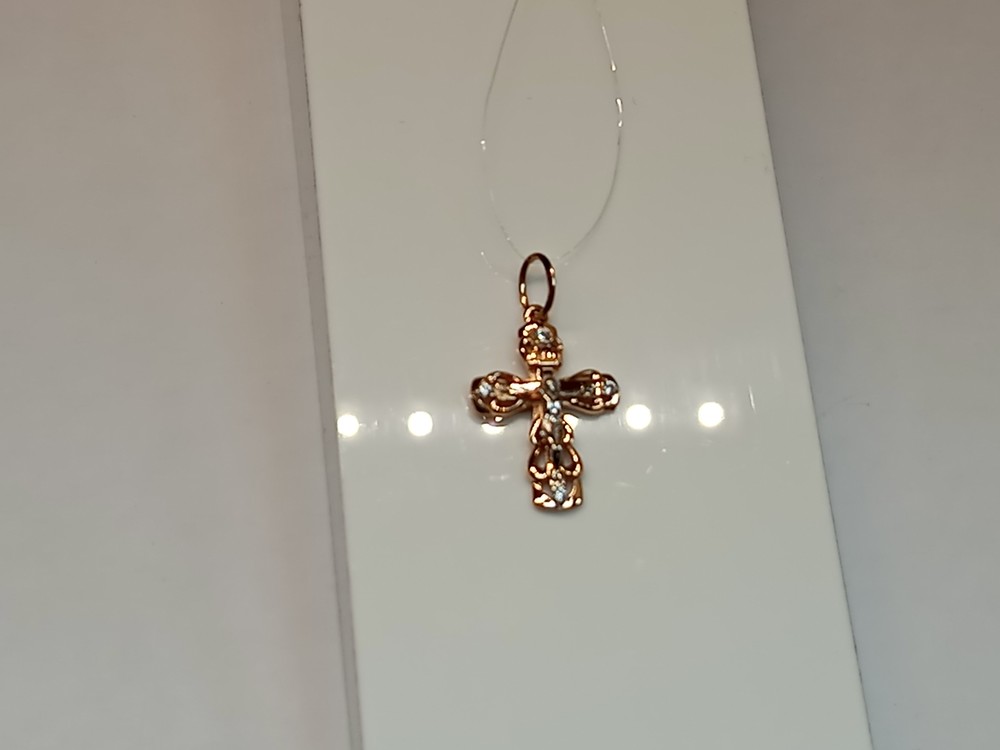 ПОДВЕСКА КРЕСТ (Au 585)