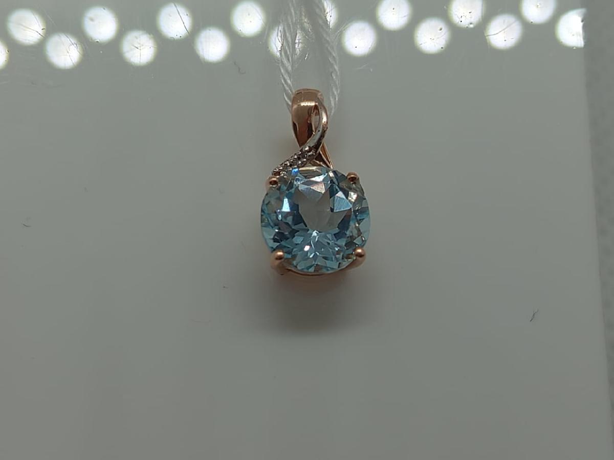 ПОДВЕСКА С КАМНЯМИ (Au 585)