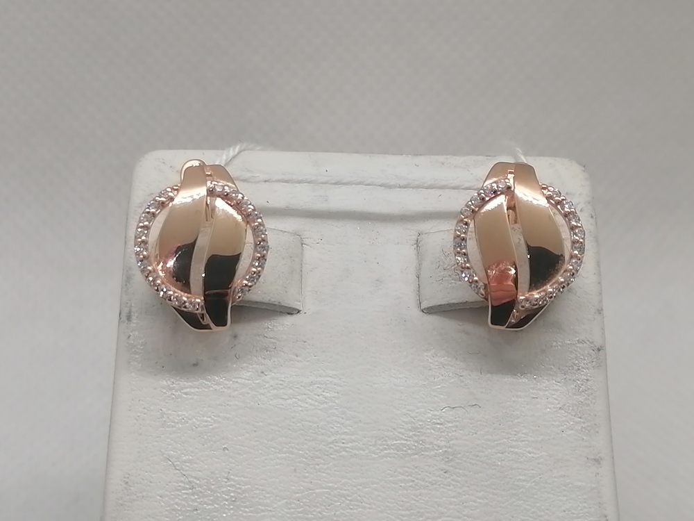 СЕРЬГИ С КАМНЯМИ (Au 585)