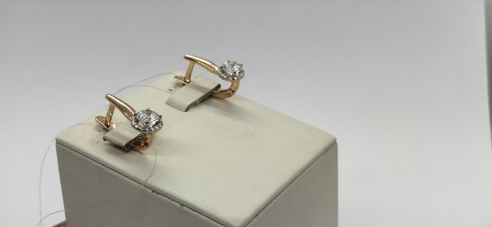 СЕРЬГИ С КАМНЯМИ (Au 585)