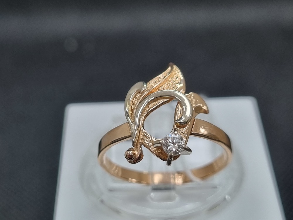 КОЛЬЦО БРИЛЛИАНТ Au 585