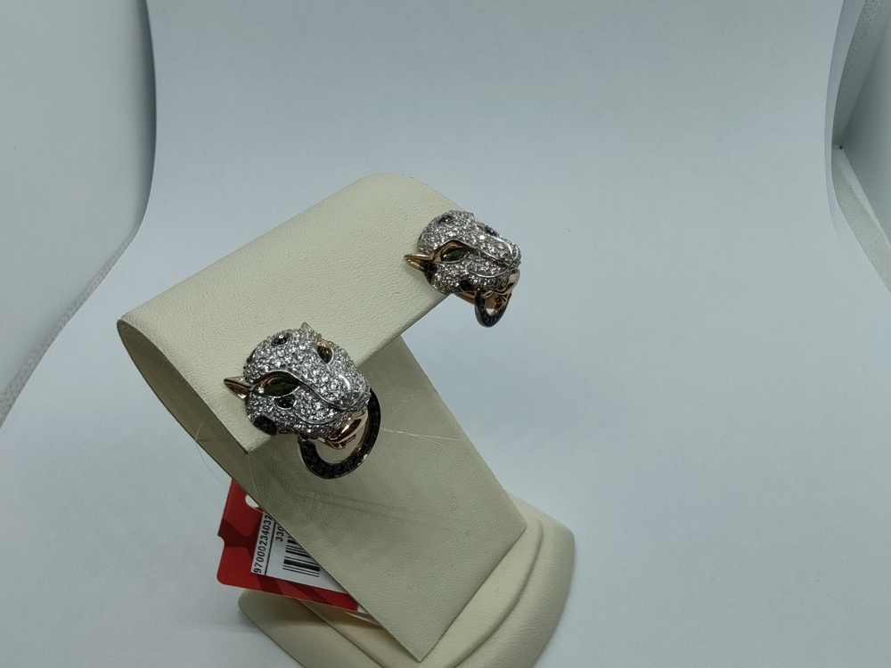 СЕРЬГИ С КАМНЯМИ (Au 585)