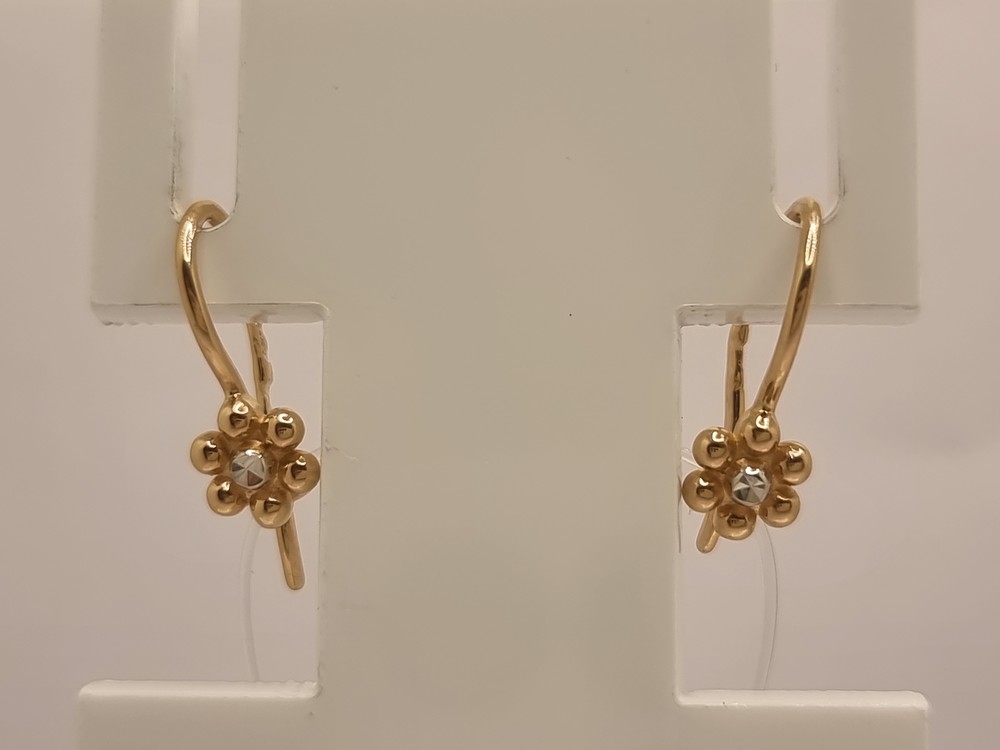 51-120-00499-1 СЕРЬГИ С ПЕТЕЛЬКОЙ (Au 585)