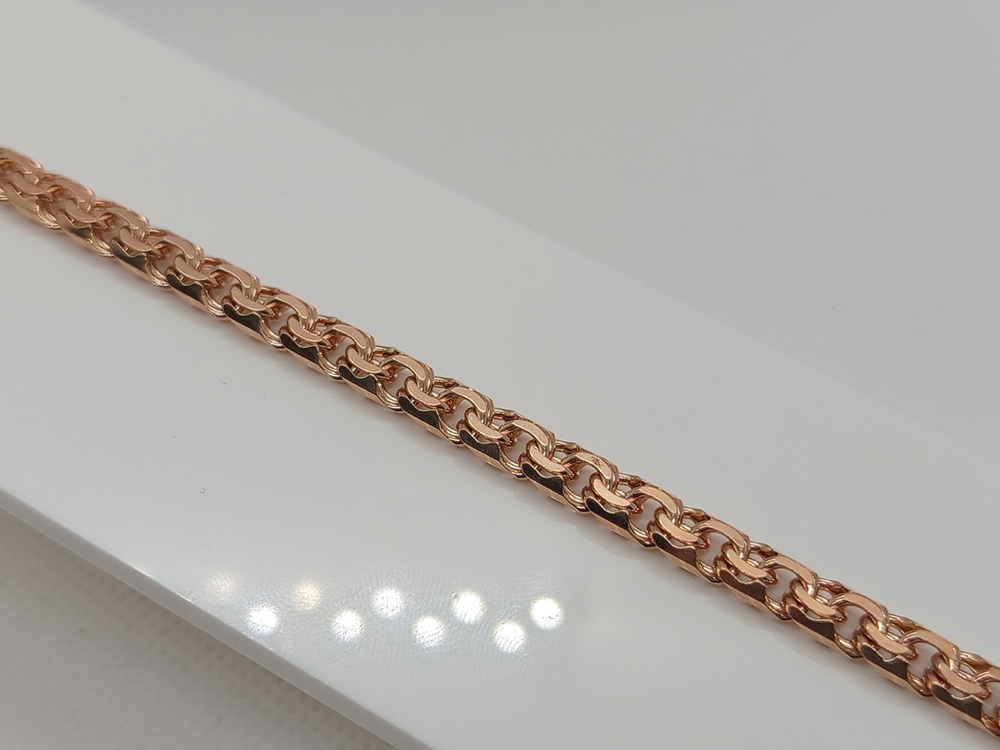 БЛБ585 БРАСЛЕТ ПОЛНОВЕСНЫЙ Бисмарк (Au 585)