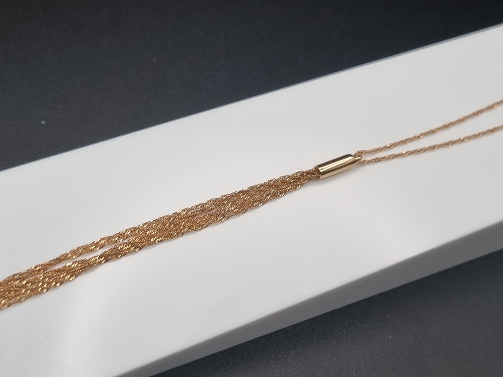 КОЛЬЕ БЕЗ КАМНЯ Au 585