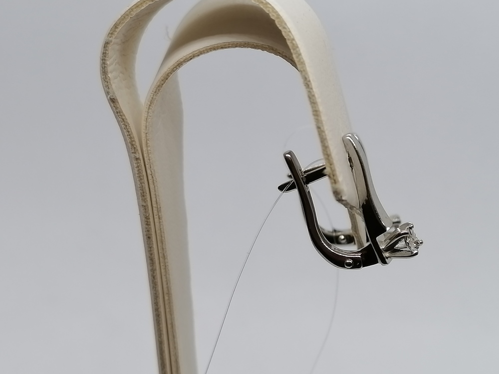 СЕРЬГИ БРИЛЛИАНТ (Ag 925)