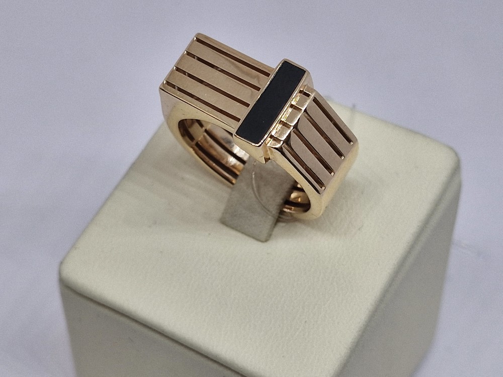 КОЛЬЦО ПЕЧАТКА с камнем (Au 585)