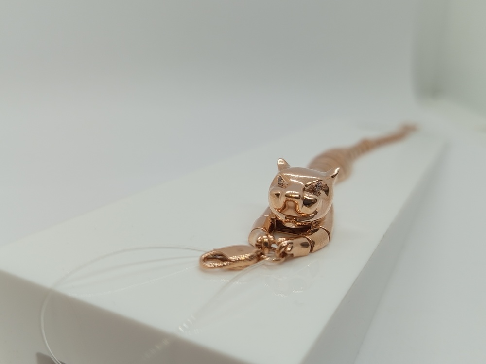 БРАСЛЕТ ФАНТАЗИЯ с камнями (Au 585)