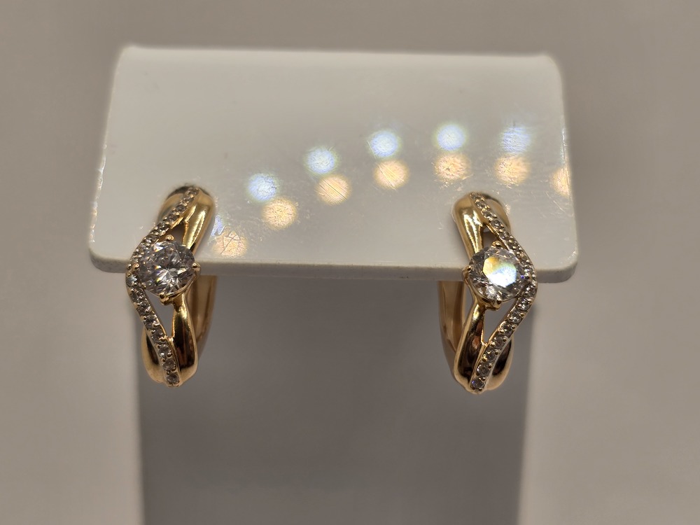 СЕРЬГИ С КАМНЯМИ (Au 585)