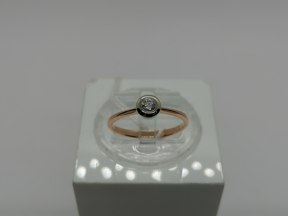 КОЛЬЦО БРИЛЛИАНТ Au 585