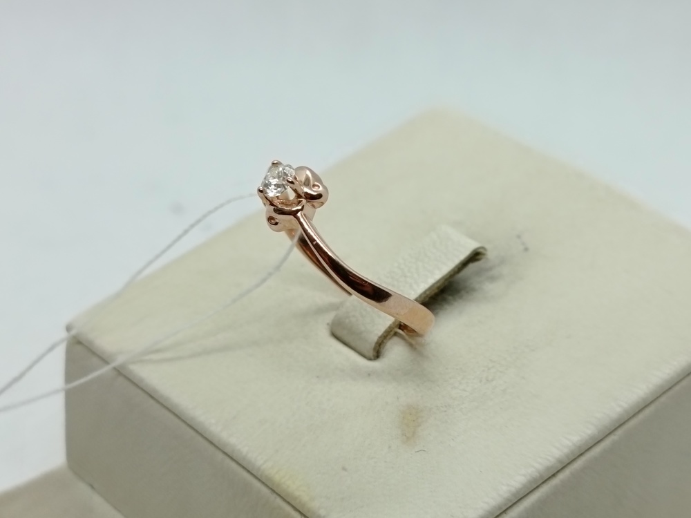 КОЛЬЦО БРИЛЛИАНТ Au 585