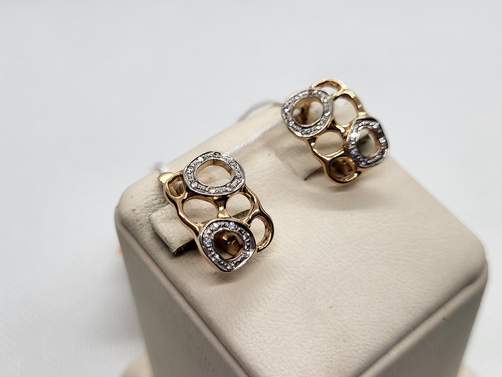 СЕРЬГИ С КАМНЯМИ (Au 585)