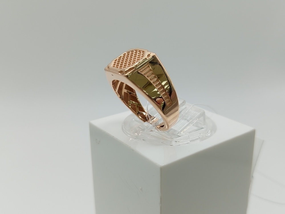 КОЛЬЦО ПЕЧАТКА без камня (Au 585)