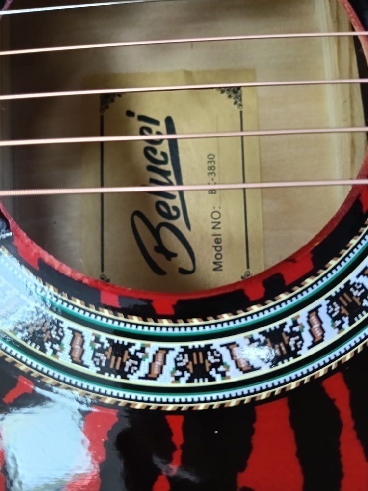 Гитара акустическая Belucci BC3830 RDS (Fire)