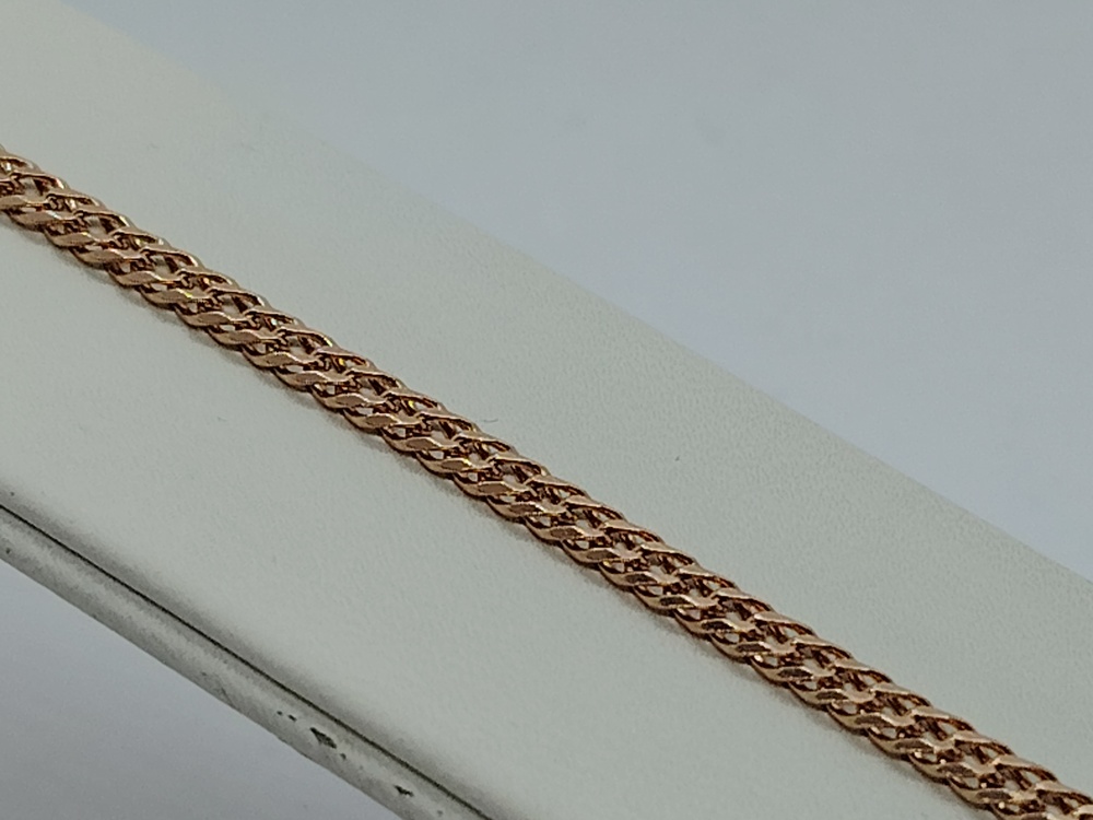 БЛБ585 БРАСЛЕТ ПОЛНОВЕСНЫЙ Бисмарк (Au 585)