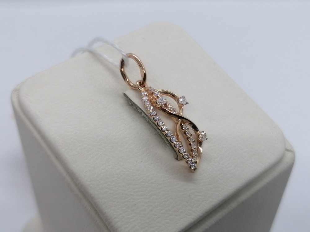 ПОДВЕСКА С КАМНЯМИ (Au 585)