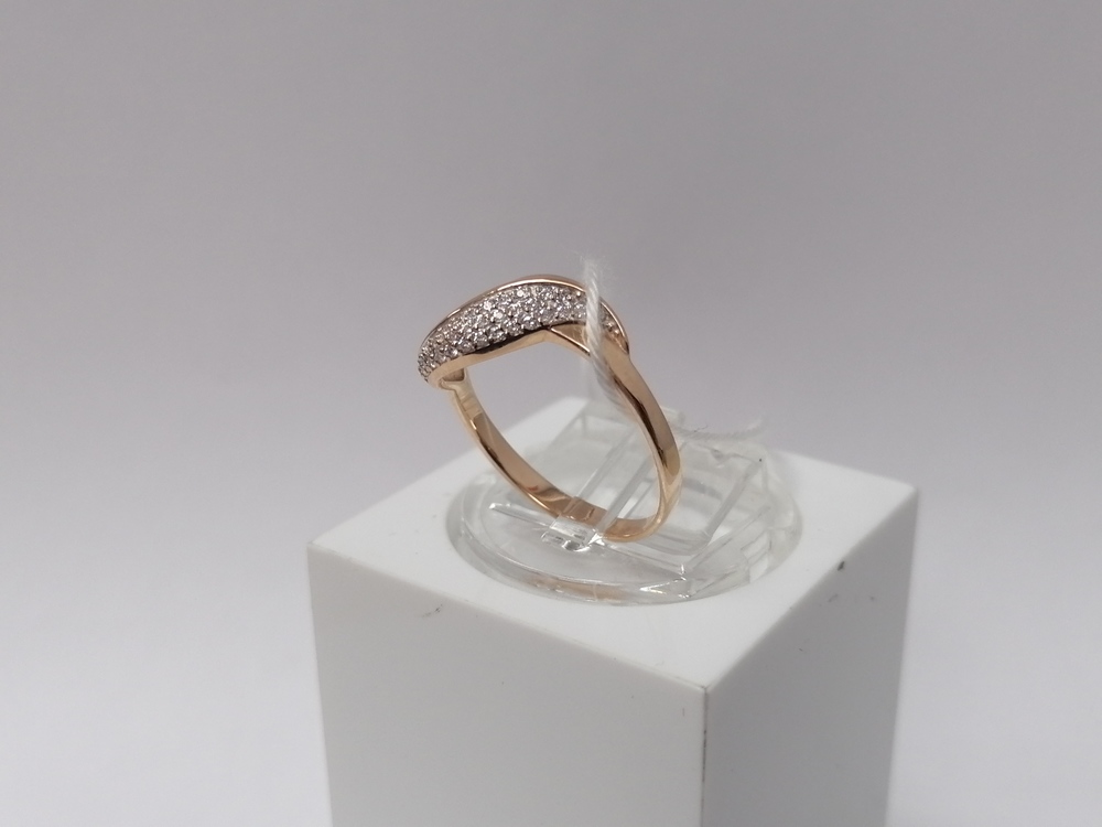 КОЛКМИ585 КОЛЬЦО С КАМНЯМИ (Au 585)