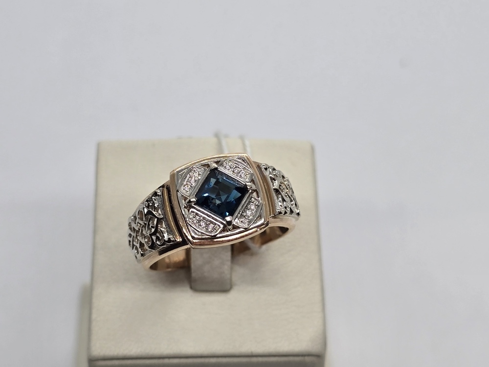 ПЕЧАТКА С КАМНЯМИ (Au 585)