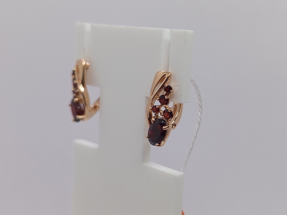 СЕРЬГИ С КАМНЯМИ (Au 585)