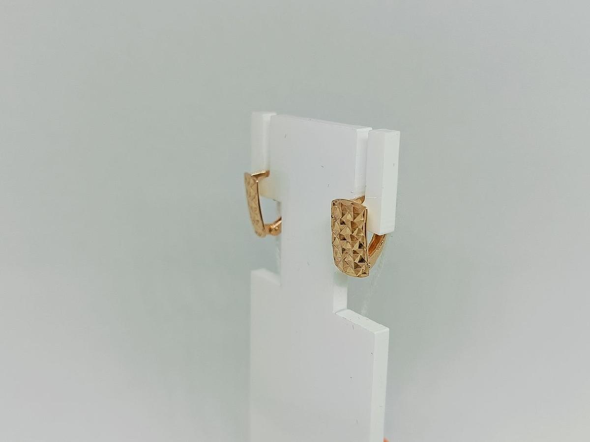 СЕРЬГИ БЕЗ КАМНЯ (Au 585)