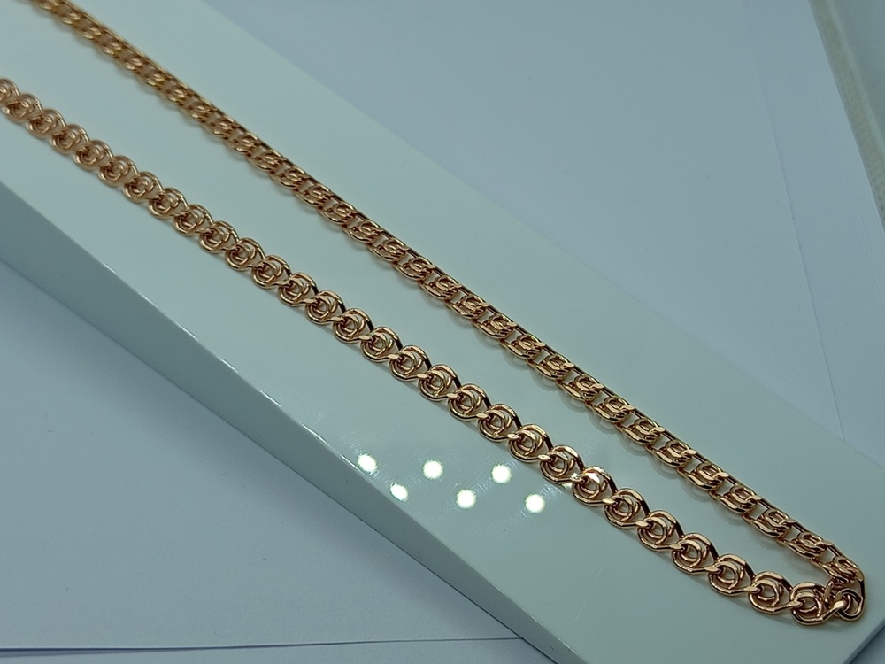 ЦЕПЬ ПУСТОТЕЛАЯ Лав (Au 585)