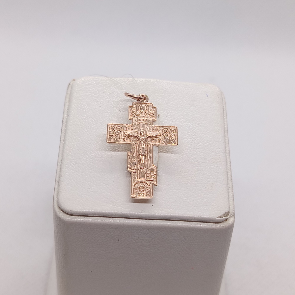 ПОДВЕСКА КРЕСТ без камня (Au 585)