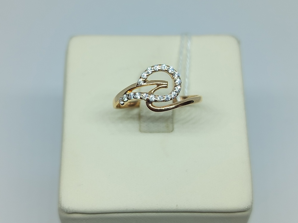 КОЛКМИ585 КОЛЬЦО С КАМНЯМИ (Au 585)