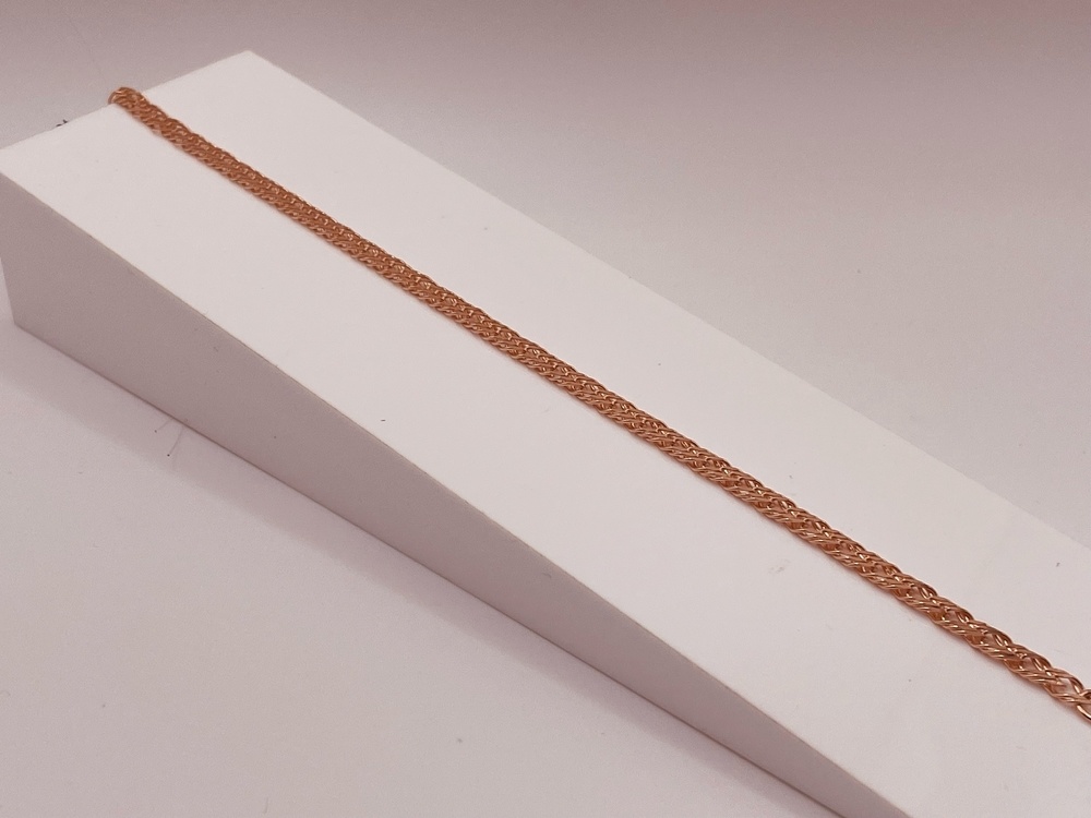 БРАСЛЕТ ПУСТОТЕЛЫЙ Ромб двойной (Au 585)