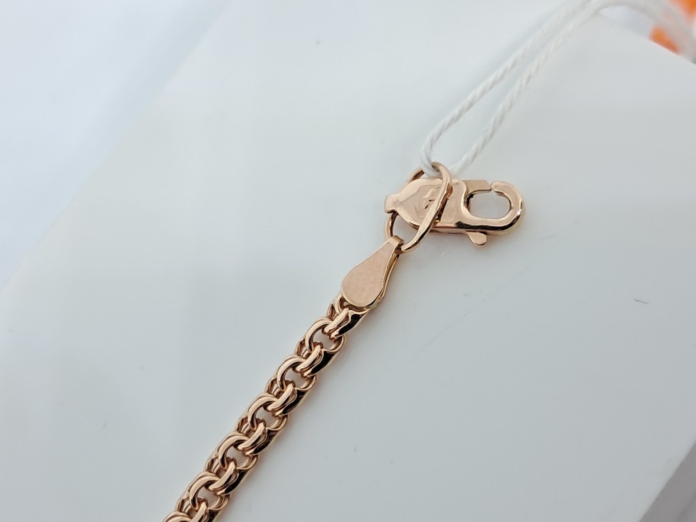 БЛБ585 БРАСЛЕТ ПОЛНОВЕСНЫЙ Бисмарк (Au 585)