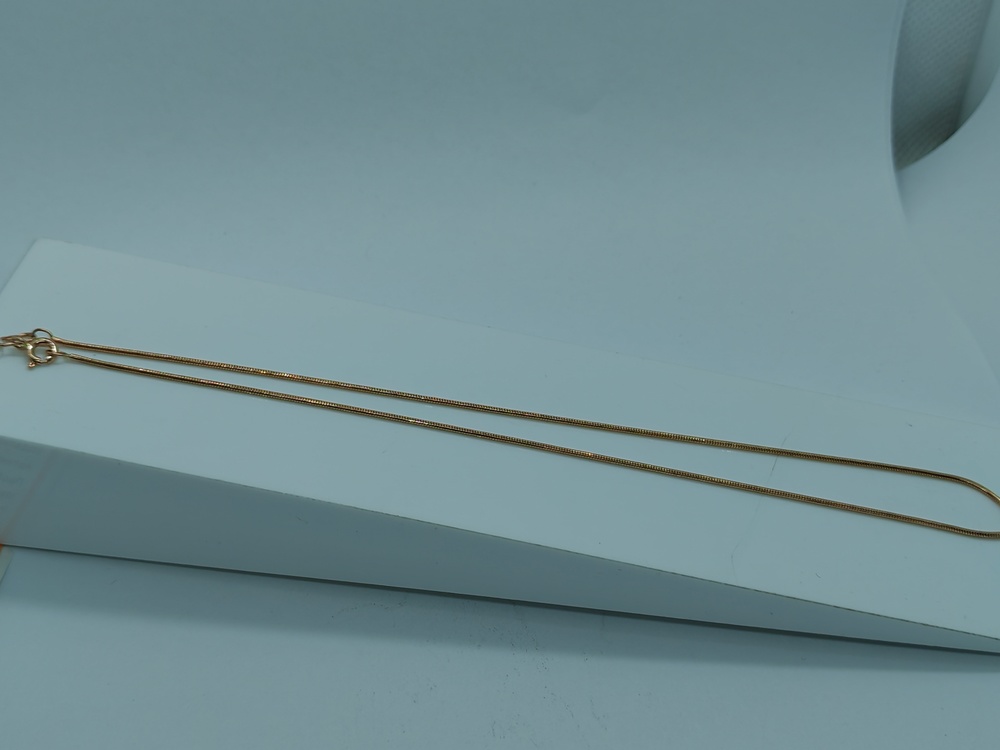 ЦЕПЬ ПОЛНОВЕСНАЯ Жгут(снейк) (Au 585)