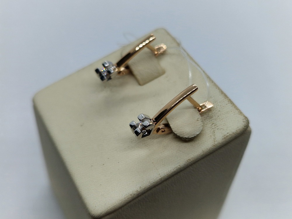 СЕРЬГИ БРИЛЛИАНТ (Au 585)