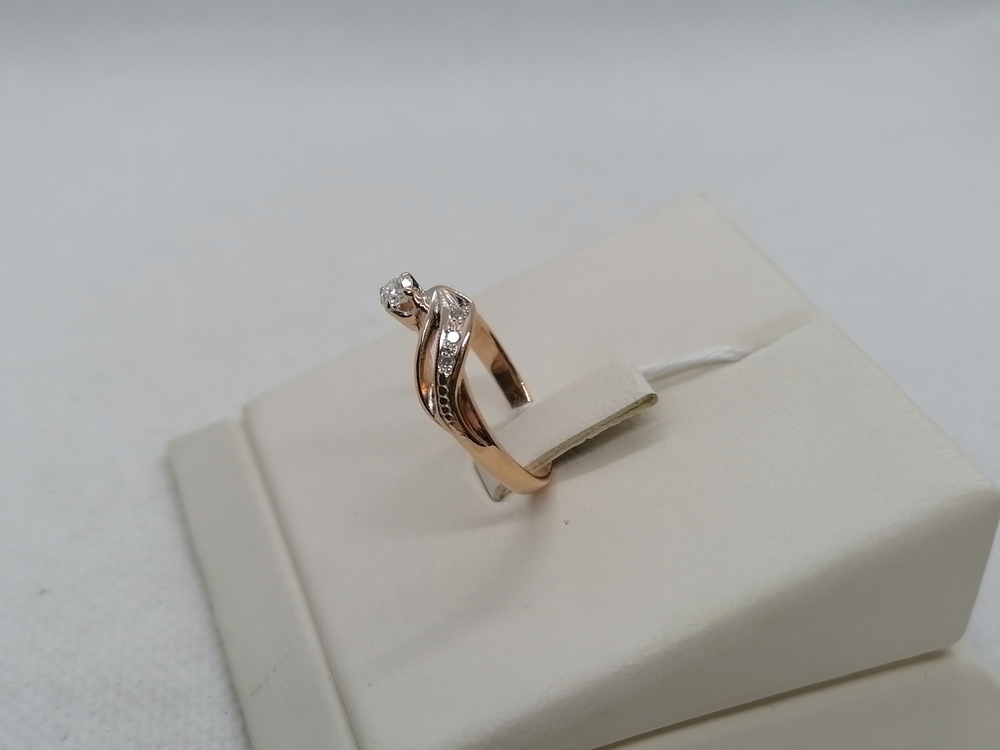 КОЛЬЦО БРИЛЛИАНТ Au 585