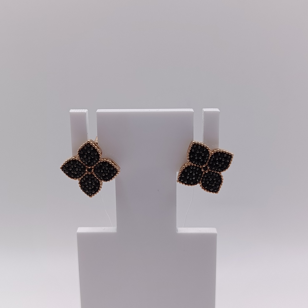 904-00219-10-00-21-00 СЕРЬГИ ПУСЕТЫ с камнями (Au 585)