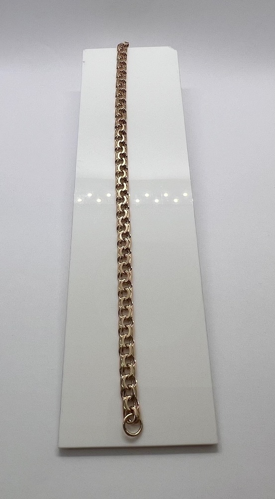 БЛБ585 БРАСЛЕТ ПОЛНОВЕСНЫЙ Бисмарк (Au 585)