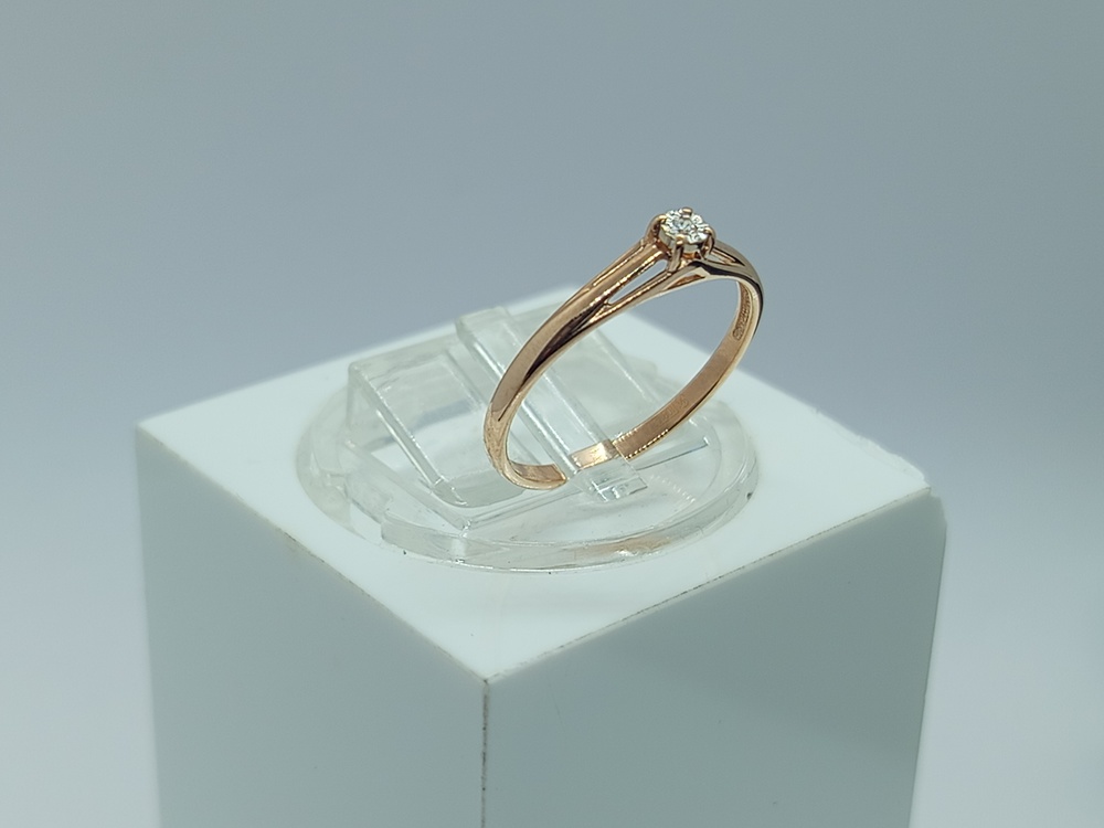 КОЛЬЦО БРИЛЛИАНТ Au 585