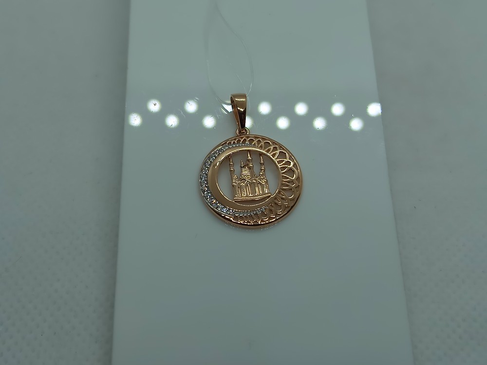 ПОДВЕСКА МЕЧЕТЬ с камнями (Au 585)