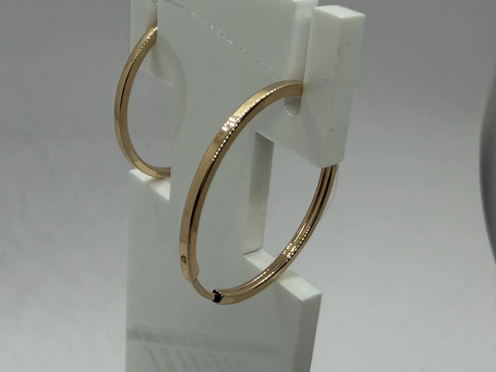 03-207337 СЕРЬГИ КОНГО без камня (Au 585)