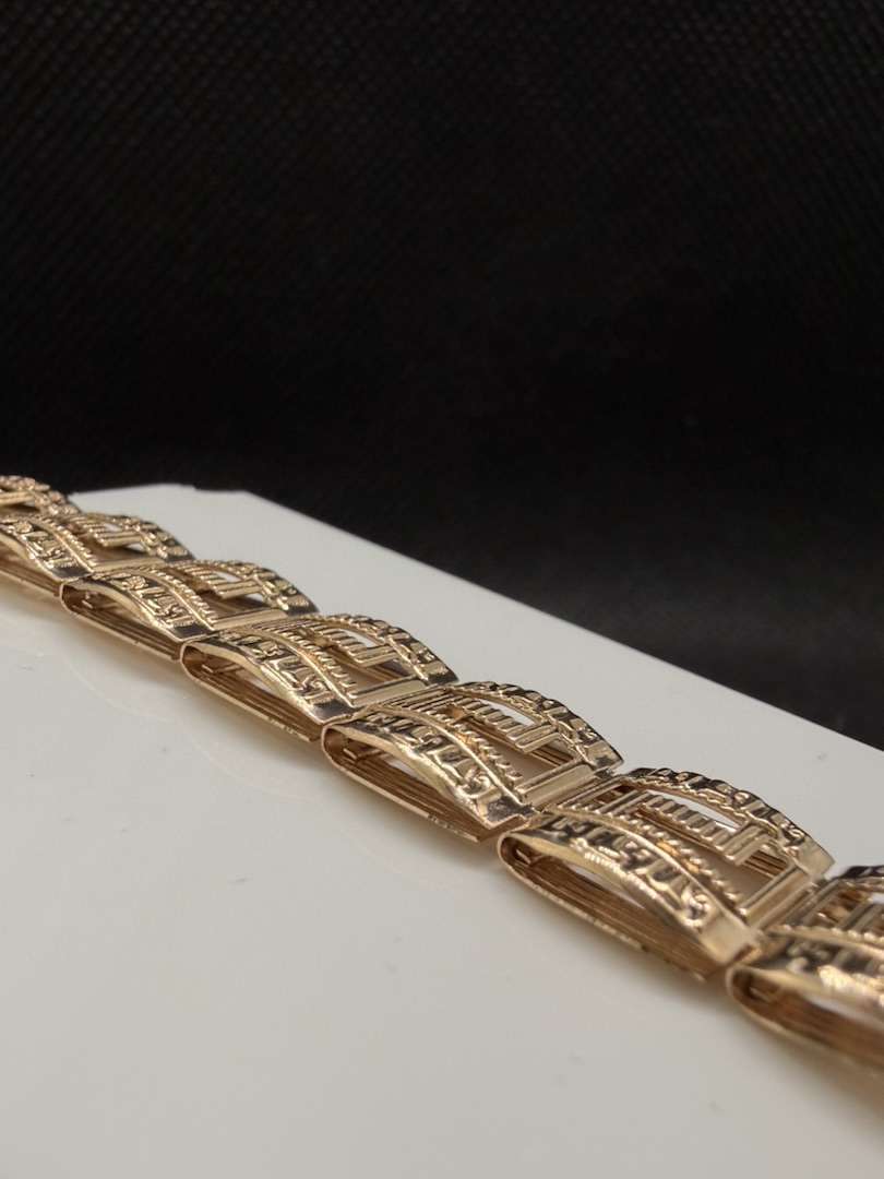 БРАСЛЕТ ПУСТОТЕЛЫЙ Фантазия Au 585