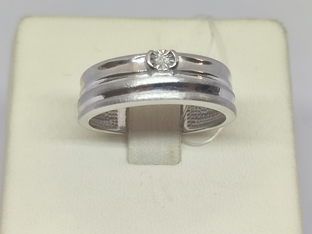 КОЛЬЦО БРИЛЛИАНТ (Ag 925)