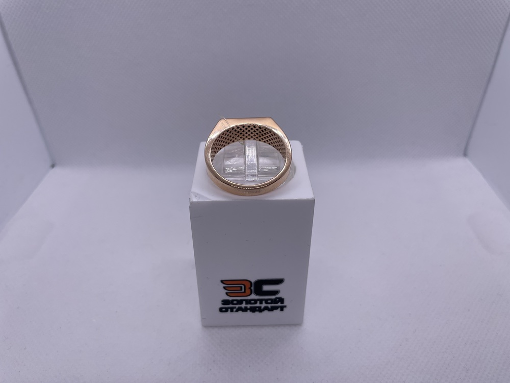 КОЛЬЦО ПЕЧАТКА с камнем (Au 585)