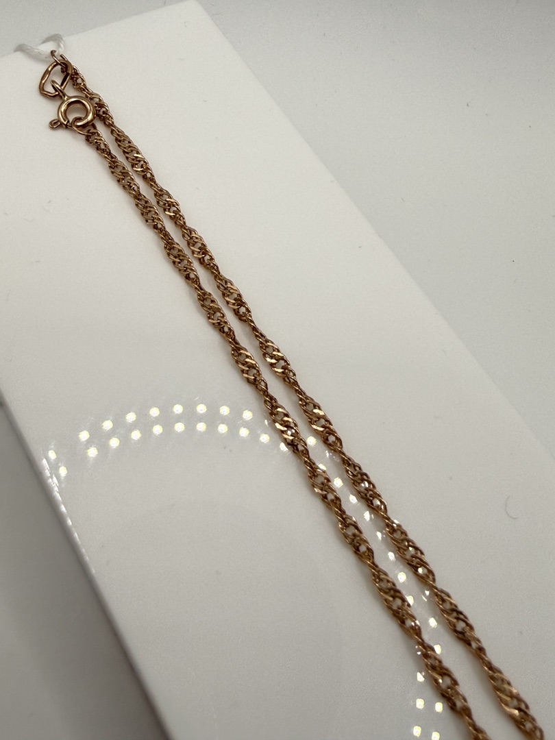 ЦПСИ585 ЦЕПЬ ПУСТОТЕЛАЯ Сингапур (Au 585)