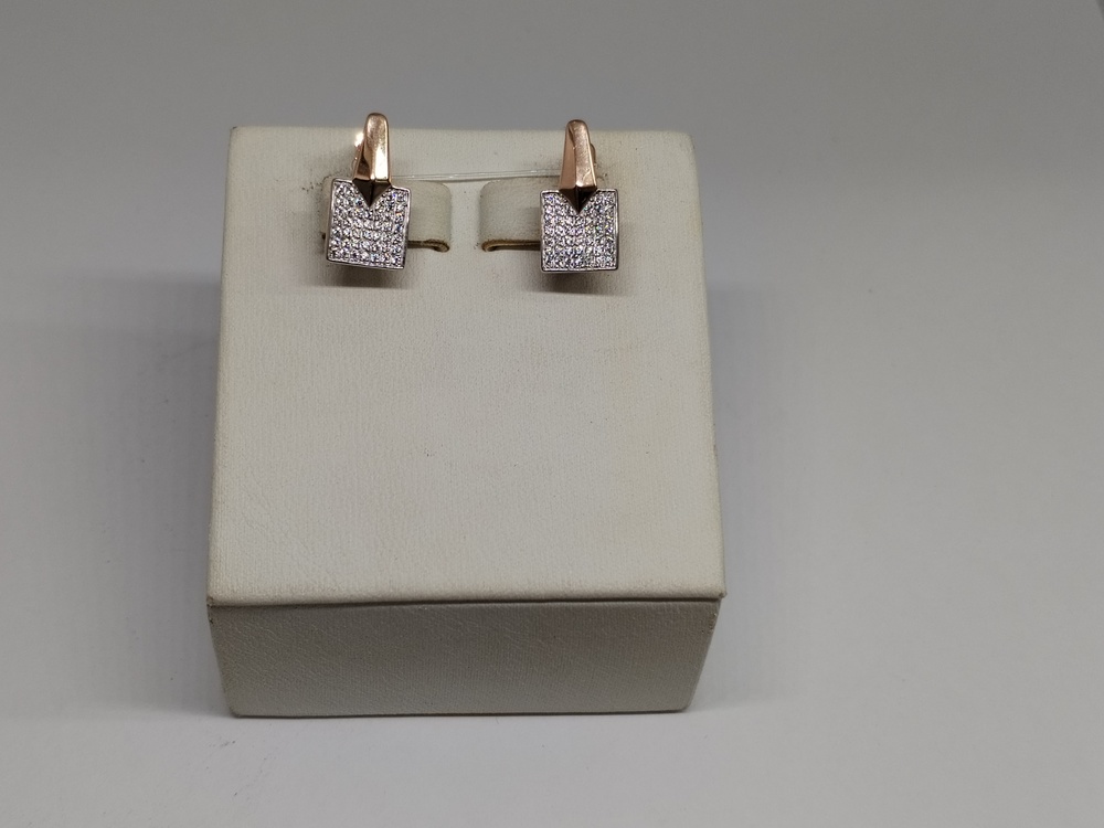 СЕРЬГИ С КАМНЯМИ (Au 585)