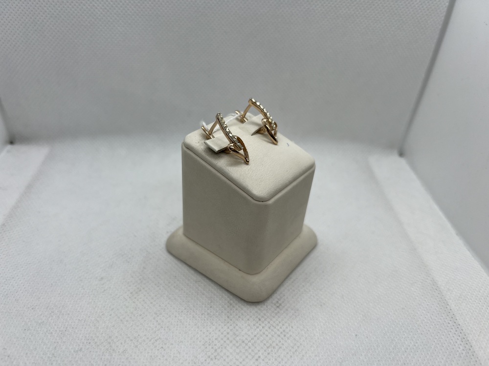 СЕРЬГИ БЕЗ КАМНЯ (Au 585)